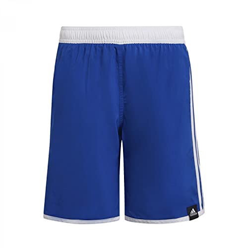 Adidas Boy's 3-Stripes Swim Shorts, Blue, 9-10 Years Size