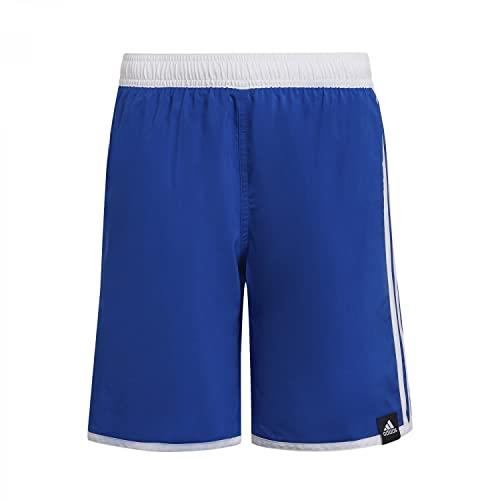 Adidas Boy's 3-Stripes Swim Shorts, Blue, 11-12 Years Size