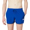 adidas Men's Classic 3-Stripes Swim Shorts, Royal Blue, Medium