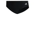 adidas Men's Block Swim Trunk, Black/Grey Three, Large