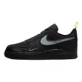 Nike Men's Air Force 1 Low Cut Out Swoosh Black DO6709-001 (DO6709-001, Numeric_13)