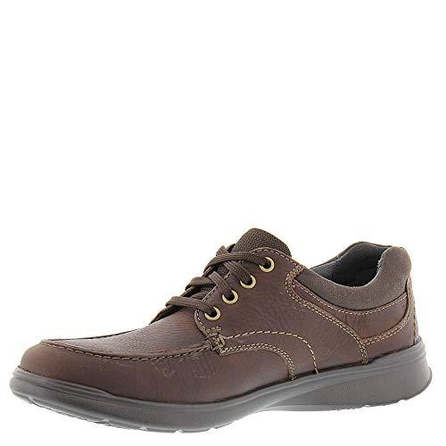 Clarks Men's Cotrell Edge Oxford, Brown Oily Leather, 10 Wide