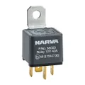 Narva 40A 12V 4 Pin Normal Open Relay with Resistor Protection Blister Pack