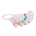 Avanti Plastic Measuring Spoons, Set of 6,White