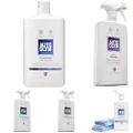 Autoglym new car cleaning kit. Includes Foaming Car Wash, Fast Glass, Rapid Ceramic Spray, Instant Tyre Dressing, Custom Wheel Cleaner. All you need to look after your new car.