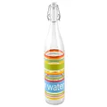 Home Glass Bottles Set, 1 Liter Capacity, Multicolor