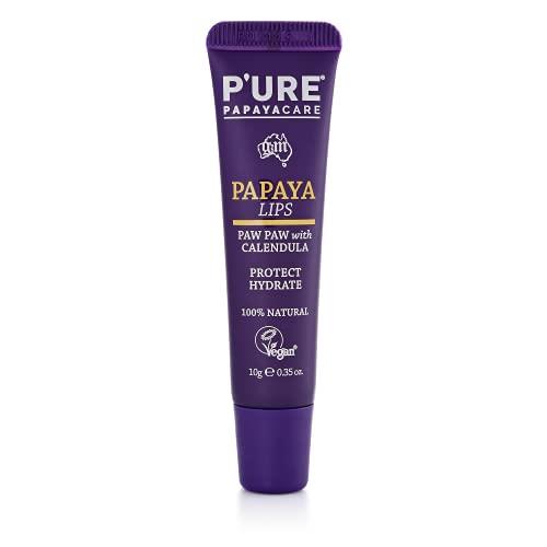 Pure Papaya Lips with Applicator 10 g, White, AIMDGM0019