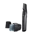 Panasonic Wet/Dry Cordless Electric Body Groomer/Hair Trimmer with 2 Comb Attachments, Multi-Directional Shaving in Sensitive Areas, Black (ER-GK80-S541)