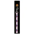 Buckle-Down Dog Leash, Space Jam Tune Squad Logo Stripe White/Red/Blue, 4 Feet Length x 1.0 Inch Wide