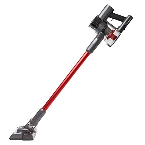 MyGenie Vacuum H20 Pro Wet Mop, Cordless, Mopping and Vacuuming Function, Cyclonic Filtration, Cordless Convenience, Versatile Attachments, Lightweight, Powerful, Multi Floor Cleaning, Red
