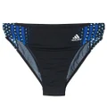Adidas Men's Adiclub Swim Trunk, Black/Equipment Yellow/Equipment Blue, 14 Size