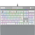 CORSAIR K70 PRO RGB Optical-Mechanical Wired Gaming Keyboard - OPX Linear Switch - PBT Double Shot Keycaps - iCUE Compatible - QWERTZ DE - PC, Xbox - White