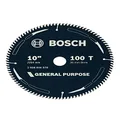 Bosch Accessories 1x General Purpose Circular Saw Blade (for Softwood, Hardwood, Ø 254 mm - 10 inch, 100 Teeth, +4x Reduction Rings, Professional Accessories for Circular Saws from Most Brands)