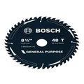 Bosch Accessories 1x General Purpose Circular Saw Blade (for Softwood, Hardwood, Ø 216 mm - 8 1/2 inch, 48 Teeth, +1x Reduction Ring Professional Accessories for Circular Saws from Most Brands)