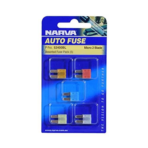 Narva Micro 2 Blade Fuse, Asstorted (Blister Pack of 5)
