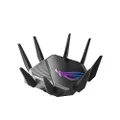 ASUS ROG Rapture GT-AXE11000 Tri-Band WiFi 6E Gaming Router, New 6GHz Band, WAN Aggregation, 2.5G Port, Lifetime Free Internet Security, Mesh WiFi Support, 4 LAN Ports, VPN, Advanced Cooling System