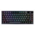 ASUS ROG Azoth 75 Wireless DIY Custom Gaming Keyboard, OLED Display, Gasket-Mount, Three-Layer Dampening, Hot-Swappable Pre-lubed ROG NX Red Switches & Keyboard Stabilizers, ABS Keycaps, RGB-Black
