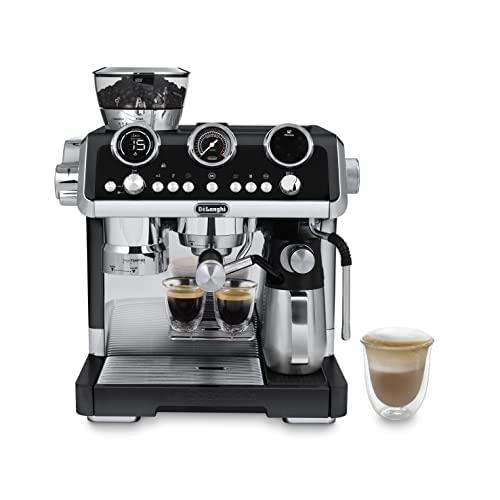 De'Longhi La Specialista Maestro EC9665.BM, Manual Espresso Coffee Machine, Sensor Grinding Technology, Smart Tamping Station, Pre-Infusion, Manual and Automatic Milk Frothing Options, Metal Black