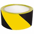 Cumberland Warning Tape, 45 M Length x 48 mm Width, Black/Yellow