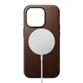 Nomad - Modern Leather Case - Compatible with Apple iPhone 14 Pro - Brown