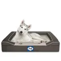 Sealy Dog Bed with Quad Layer Technology, Large, Modern Gray