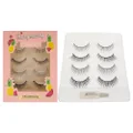 MCoBeauty Fruity Beauty Lash Wardrobe And Glue Set - With 4 Ultra-Soft Vegan And Cruelty-Free Eyelashes - Includes Lash Adhesive So You Have All Bases Covered - Lash Is Reusable Up To 6 Times - 5 Pc