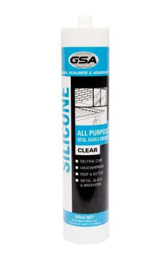 GSA All Purpose Silicone Sealant 300 g, Clear
