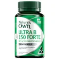 Nature's Own Ultra B 150 Forte Tablets 60 - Vitamin B w/ Activated Vitamin B12 - Supports Energy Production, Cognitive, & Nervous System Function - Relieves Fatigue - Supports Metabolism of Nutrients