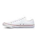 Converse Chuck Taylor All Star Sneakers Unisex, Optical White: 9.5 US Men / 11.5 US Women