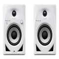 Pioneer DJ DM-40D-BT 4-Inch Desktop Monitor System with Bluetooth Functionality, White