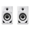 Pioneer DJ DM-40D-BT 4-Inch Desktop Monitor System with Bluetooth Functionality, White