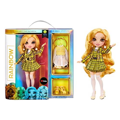 Rainbow High Fashion Doll - with 2 Outfits to Combine and Doll Accessories - Great Children Aged 6-12 Years - Sheryl Meyer - Marigold (Yellow)