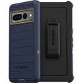 OtterBox Defender Series Case for Google Pixel 7 Pro (Only) - Holster Clip Included - Microbial Defense Protection - Non-Retail Packaging - Blue Suede Shoes