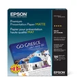 Epson Premium Presentation Paper Matte (8.5x11 Inches, 100 Sheets) (S042180)