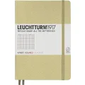 Leuchtturm1917 Medium A5 Squared Hardcover Notebook (Sand) - 249 Numbered Pages