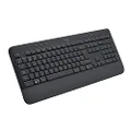 Logitech Signature K650 Wireless Keyboard with Wrist Rest, QWERTY US International - Grey