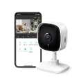 TP-Link Tapo 1080P Indoor Security Camera for Baby Monitor, Dog Camera w/Motion Detection, 2-Way Audio Siren, Night Vision, Cloud & SD Card Storage, Works w/Alexa & Google Home (Tapo C100)