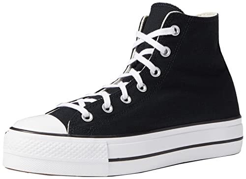 Converse Women's Chuck Taylor All Star Lift Sneakers, Black/White, 9