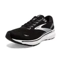 Brooks Men's Ghost 15 Neutral Running Shoe, Black/Blackened Pearl/White, 10.5