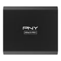 PNY EliteX-PRO 1TB USB 3.2 Gen 2x2 Type-C Portable Solid State Drive (SSD) – (PSD0CS2260-1TB-RB)