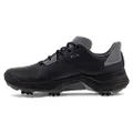 ECCO Men's Biom G5 Gore-tex Waterproof Golf Shoe, Black/Steel, 9-9.5