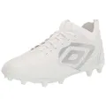 UMBRO Men's Tocco Ii Premier Sneaker, White/Chrome, 10