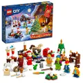 LEGO City 2022 Advent Calendar 60352 Building Toy Set for Kids, Boys and Girls Ages 5+; Includes a City Playmat and 5 City TV Characters (287 Pieces) 6379687