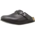 Birkenstock Unisex Professional Boston Super Grip Leather Slip Resistant Work Shoe,Black,37 M EU