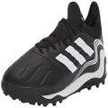 adidas Unisex Copa Sense.3 Turf Soccer Shoe, Black/White/Vivid Red, 7 US Men