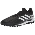 adidas Unisex Copa Sense.3 Turf Soccer Shoe, Black/White/Vivid Red, 7 US Men