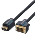 Clicktronic DVI to HDMI 24+1 Pin Adapter Cable, 3 Meter Length
