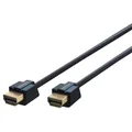 Clicktronic HDMI to HDMI 2.0 Ultra-Slim Cable with Ethernet, 0.5 Meter Length