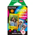 Instax Fujifilm Mini Film, Rainbow (10 Pack)