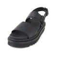Dr. Martens Women's Voss Leather Strap Sandals, Black, Size 4 UK